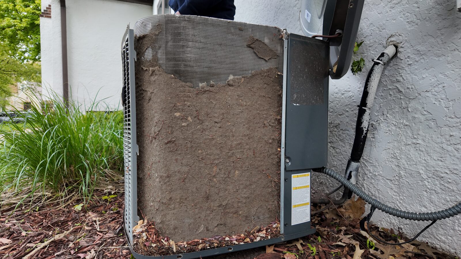 Dirty AC coil before a Super Clean