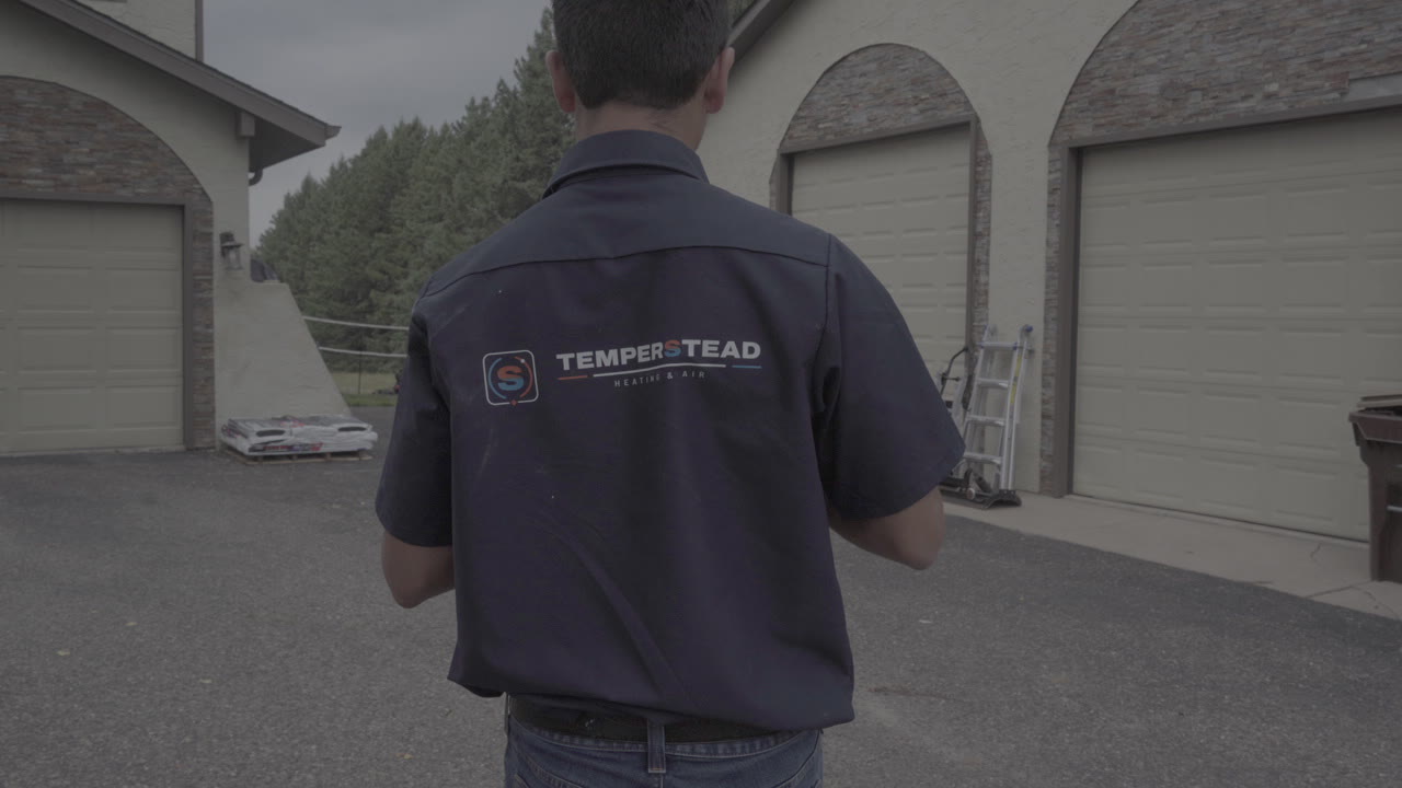 Temperstead technician loading the service van